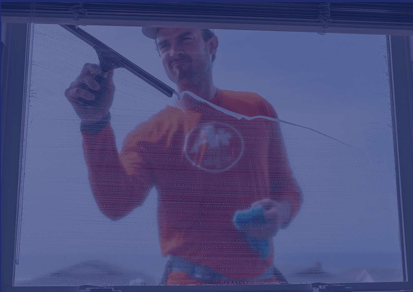 Window Cleaning with overlay