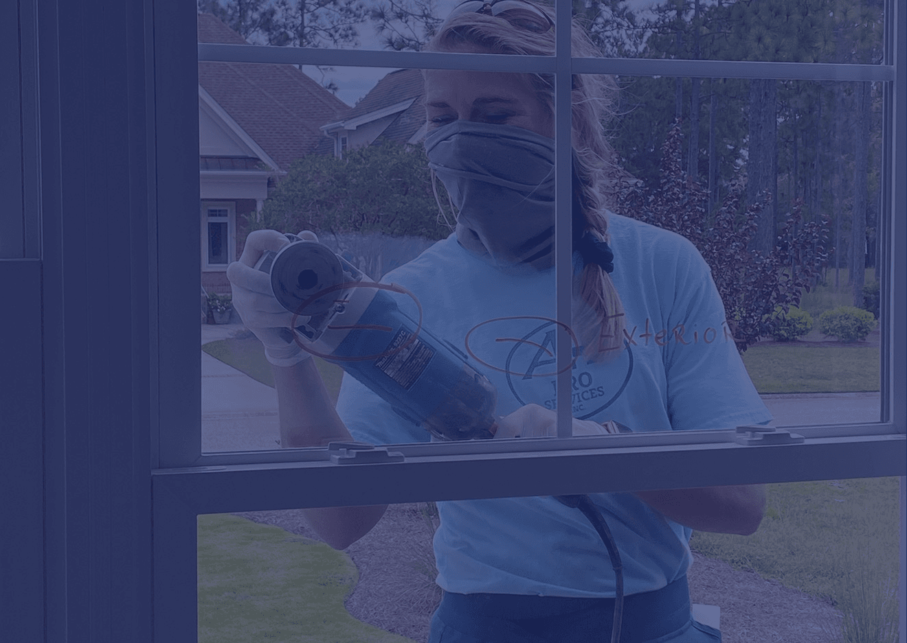 Glass Restoration with overlay