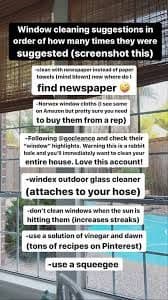 Window Cleaning Tips